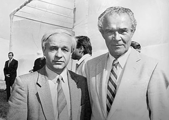 Петро Яцик і Михайло Сорока. Серпень 1992 року